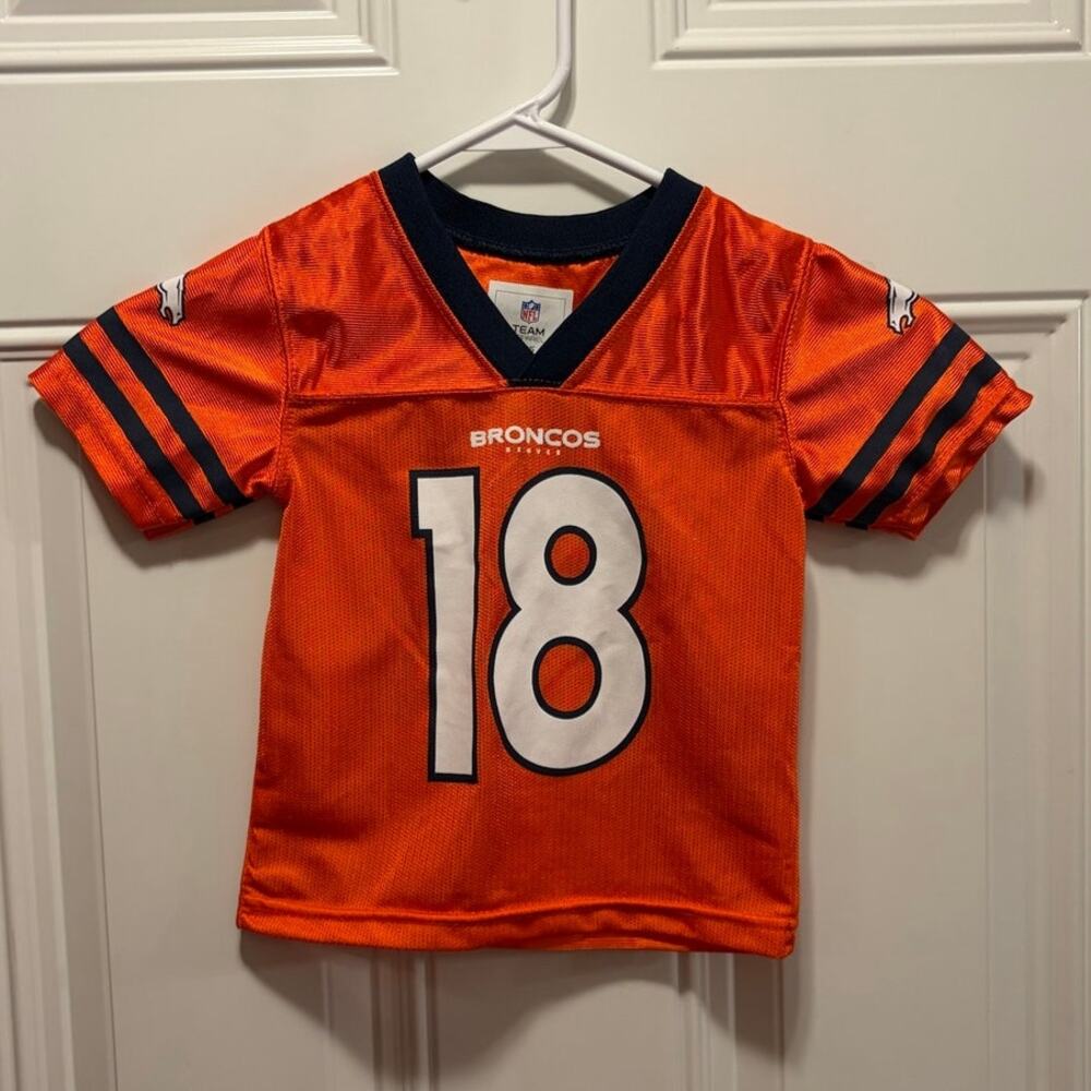 NFL Team Apparel Denver Broncos Peyton Manning #18 jersey in toddler size 2T
